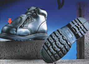 Ботинки кожаные с дополнительной защитой подъема стопы НОСОРОГ 